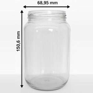 Lo Thuy Tinh Cao Bon Vong Xoan 695ml